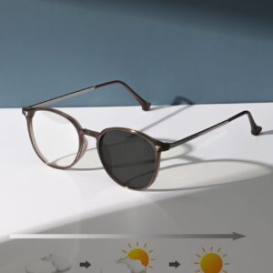 Round Frame Photochromic Sunglasses